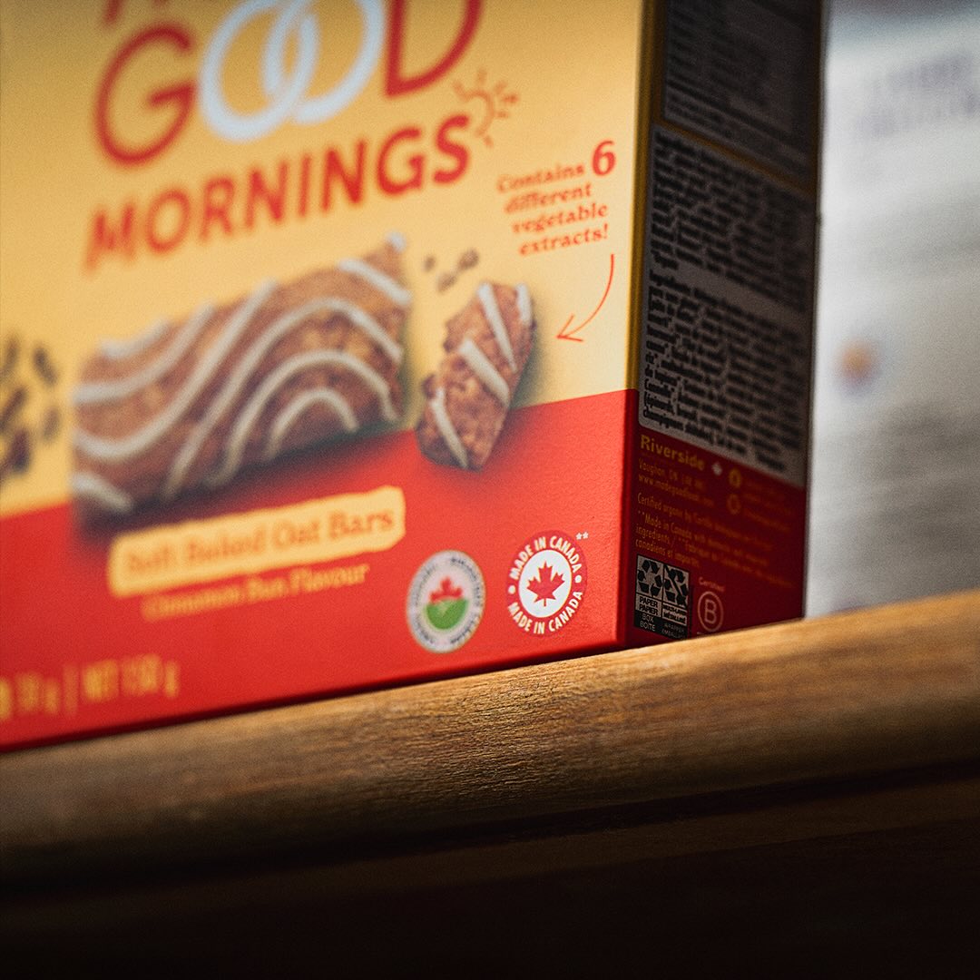 MadeGood Barres moelleuses à l'avoine Saveur de brioche à la cannelle 